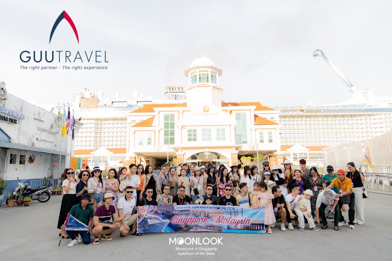 Thương hiệu mỹ phẩm Moonlook cùng chuyến đi Singapore - Malaysia 4 Ngày 3 Đêm trên du thuyền 5 sao - Spectrum of the Seas 
