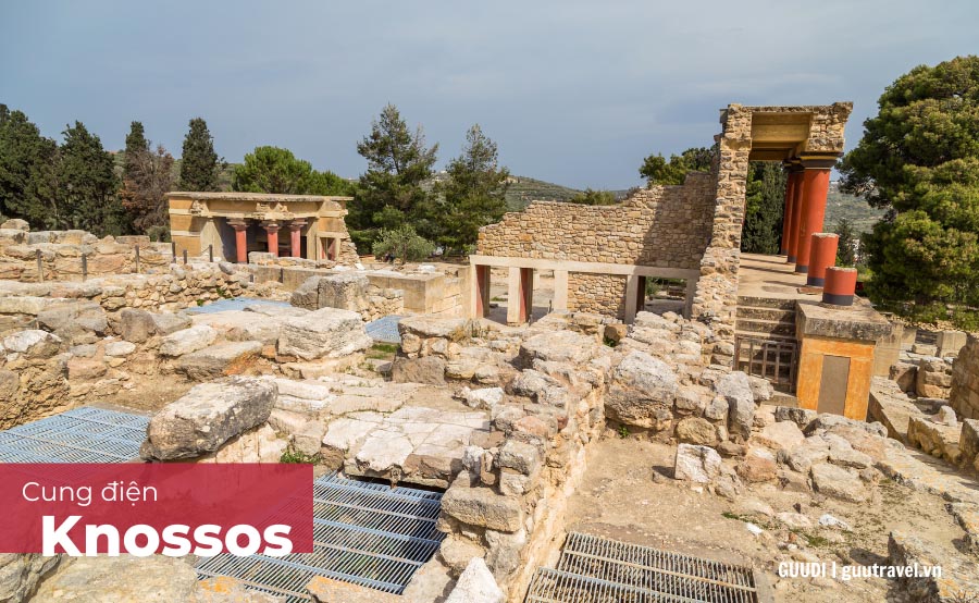 Cung điện Knossos là cung điện đầu tiên của châu Âu