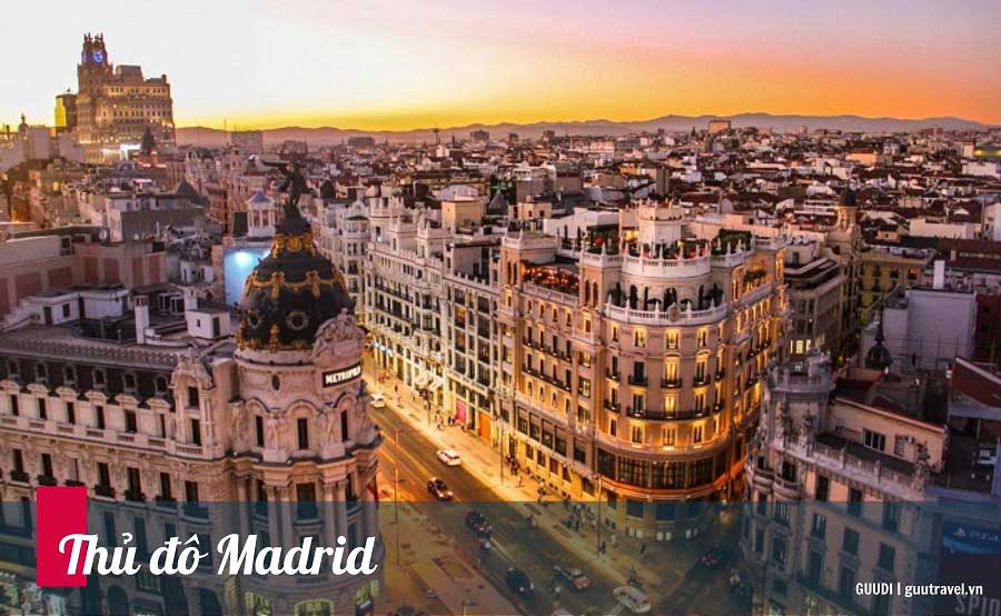 Thủ đô Madrid - sự kết hợp giữa kiến trúc hiện đại và cổ điển
