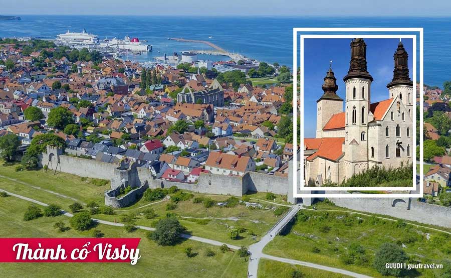 Thành cổ Visby ấn tượng với kiến trúc đậm nét Trung cổ