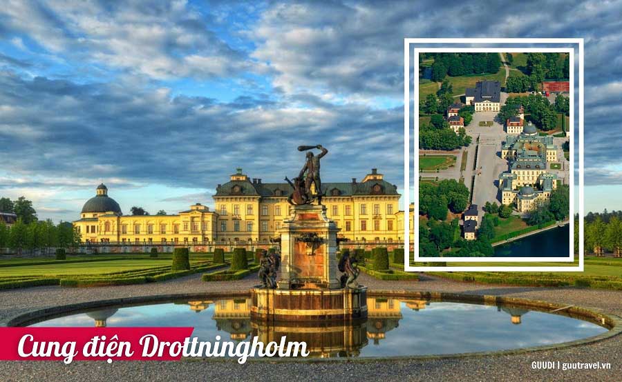 Cung điện Hoàng gia Drottningholm đã được UNESCO công nhận là di sản thế giới