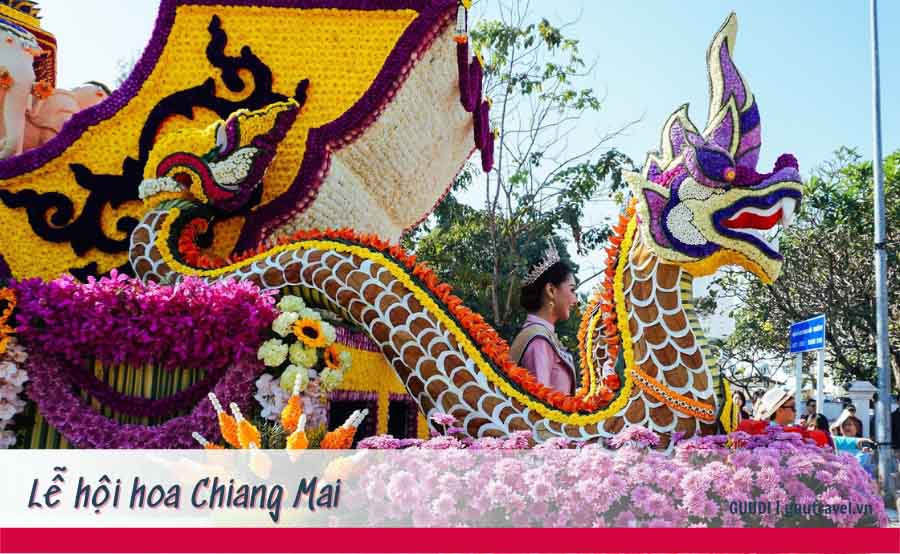 Lễ hội hoa Chiang Mai rực rỡ màu sắc