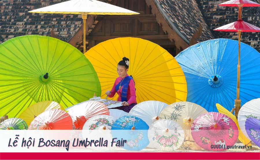 Lễ hội Bosang Umbrella Fair được tổ chức tháng Giêng hằng năm