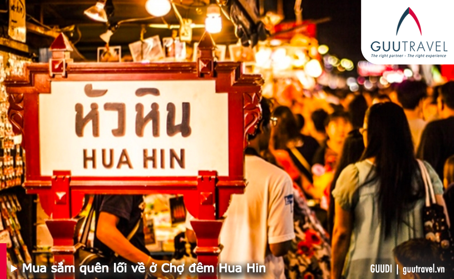 Mua sắm quên lối về ở Chợ đêm Hua Hin