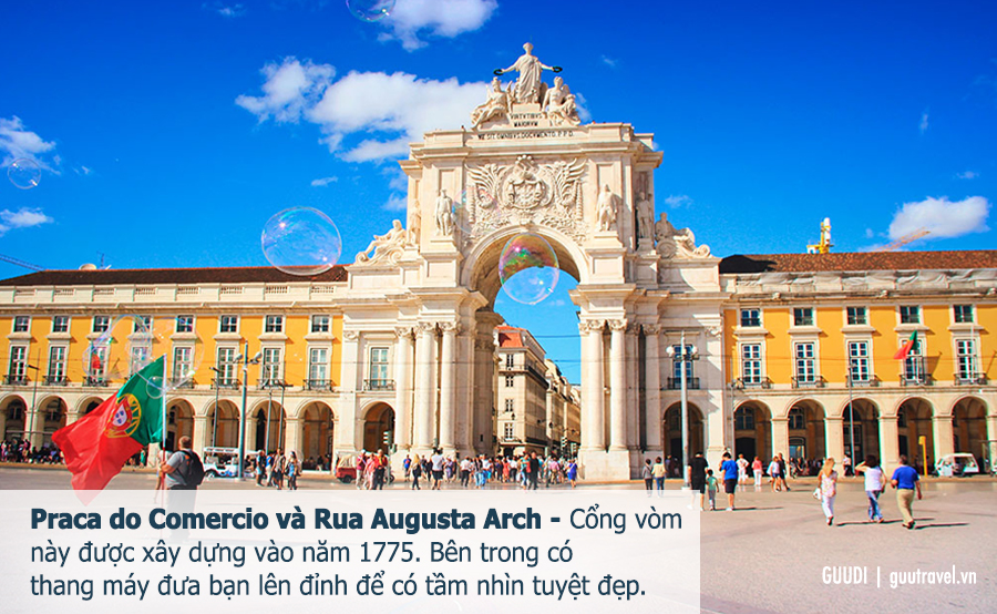 Khám phá Praca do Comercio và Rua Augusta Arch
