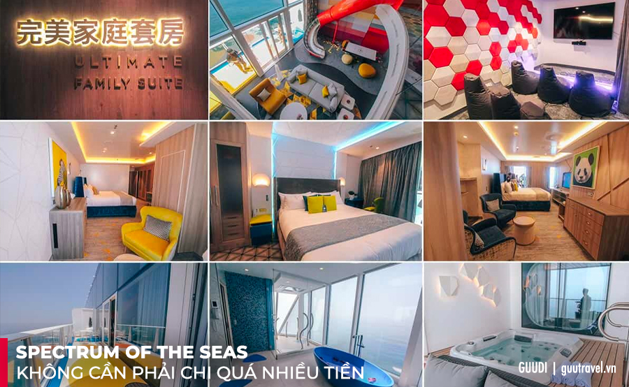 Spectrum of the Seas đa dạng các loại cabin cho bạn lựa chọn