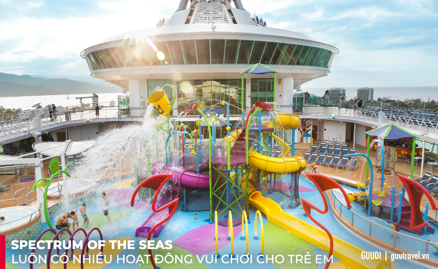 Trên Spectrum of the seas những đứa trẻ trong gia đình bạn chắc chắn sẽ có khoảng thời gian tuyệt vời