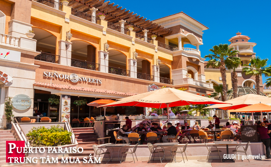 MUA SẮM TẠI TRUNG TÂM MUA SẮM PUERTO PARAISO Ở BẾN DU THUYỀN