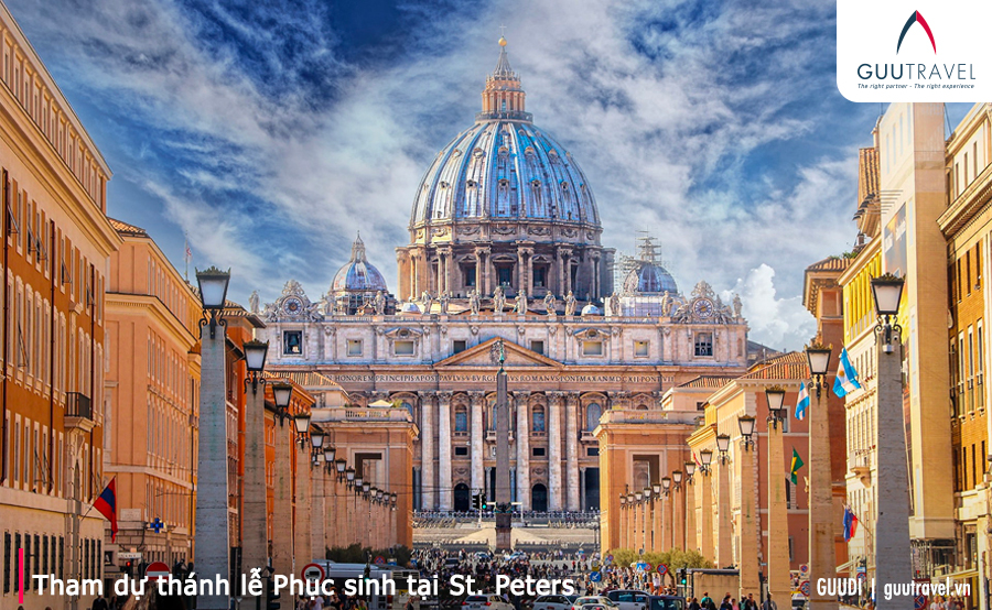 Tham dự thánh lễ Phục sinh tại St. Peters do chính giáo hoàng chủ trì