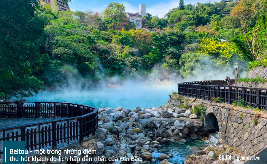 Beitou - một trong những điểm thu hút khách du lịch hấp dẫn nhất của Đài Bắc.