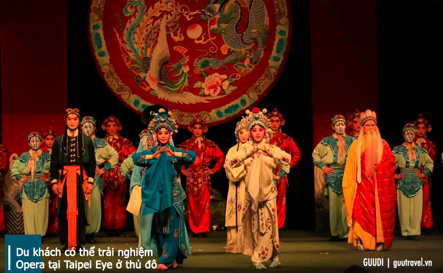 Du khách có thể trải nghiệm opera tại Taipei Eye ở thủ đô