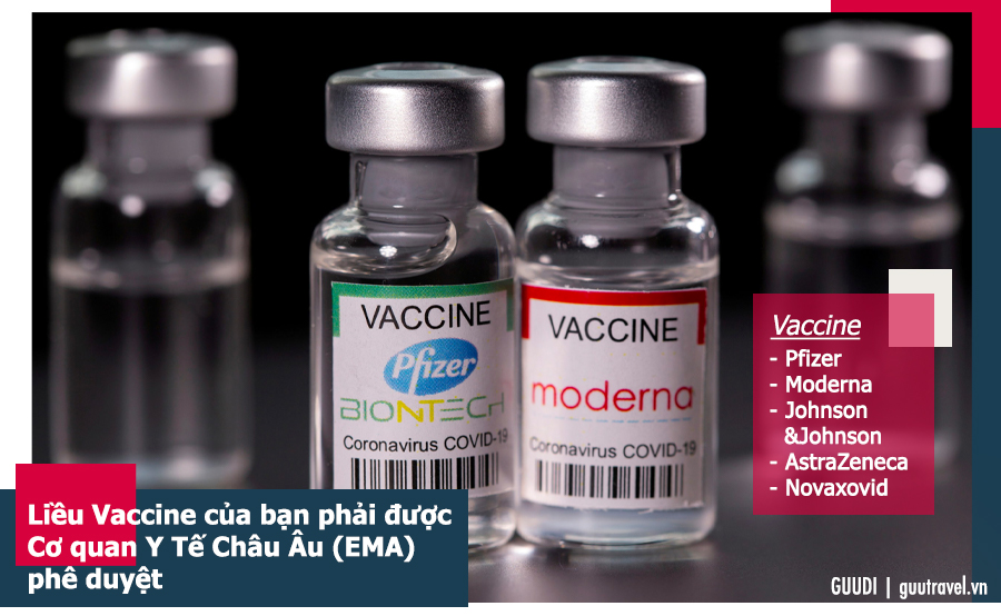 Liều Vaccine của bạn phải được Cơ quan Y Tế Châu Âu (EMA) phê duyệt