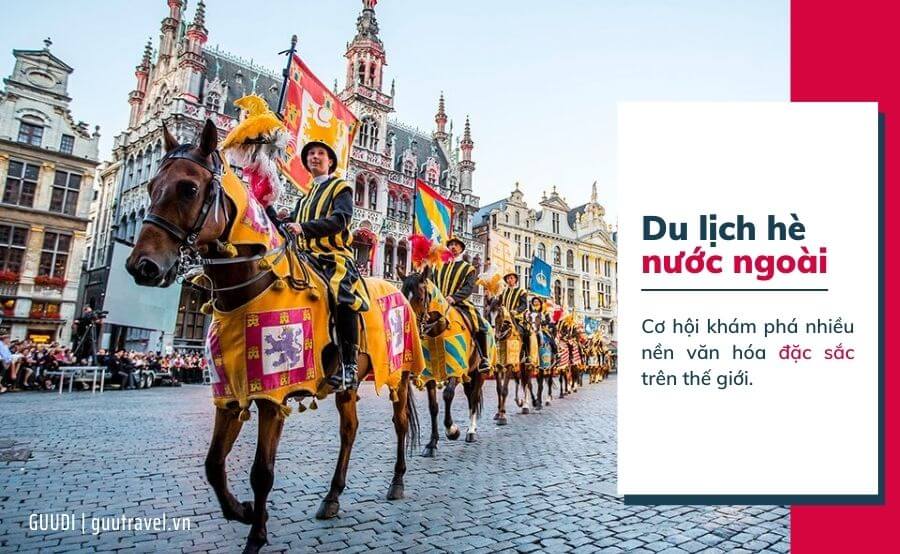 Du lịch nước ngoài khám phá nhiều nền văn hóa mới