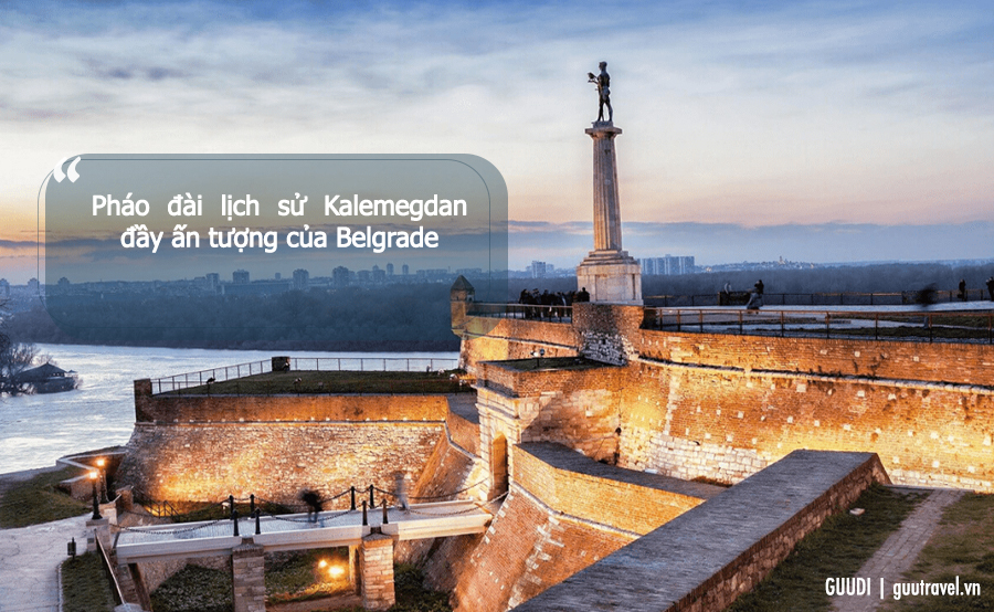 Pháo đài Kalemegdan ấn tượng của Belgrade
