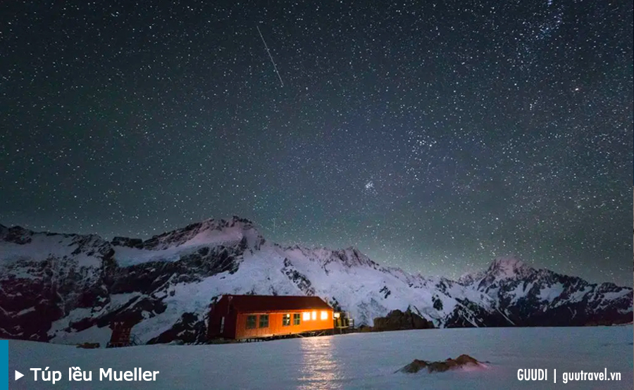 Túp lều Mueller trong Vườn quốc gia Mt Cook