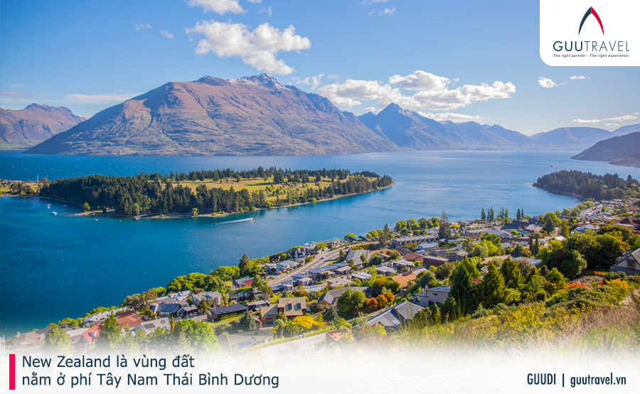 New Zealand là vùng đất nằm ở phí Tây Nam Thái Bình Dương