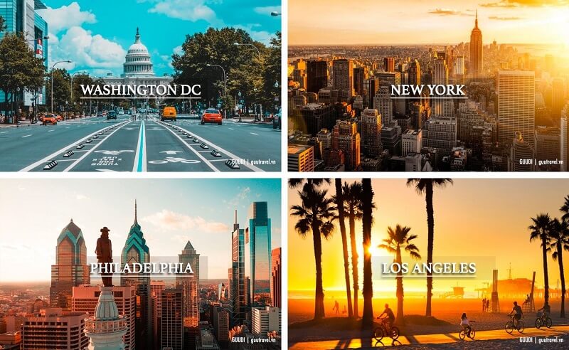 Chương trình du lịch Mỹ cao cấp 2022 tại GUUTRAVEL