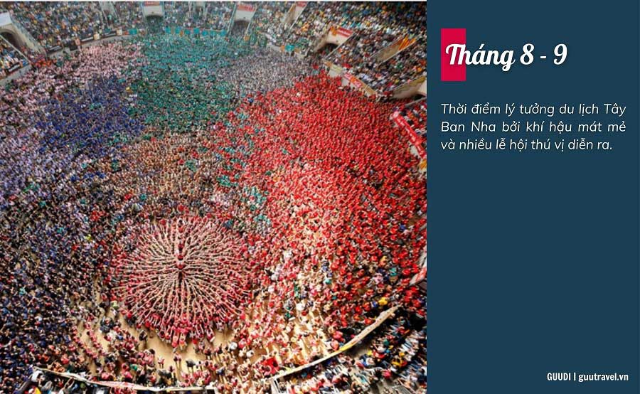 Thời điểm đẹp trong năm để du lịch Tây Ban Nha