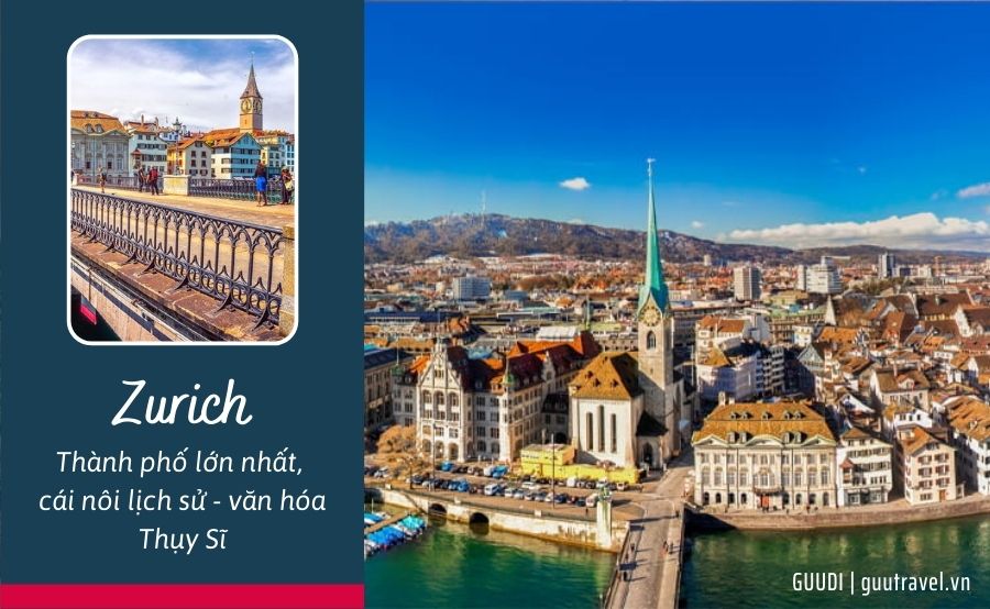 Nếu bạn là người yêu thích tìm hiểu về lịch sử - văn hóa thì Zurich chắc chắn sẽ là kho tàng đồ sộ bạn có thể khám phá.