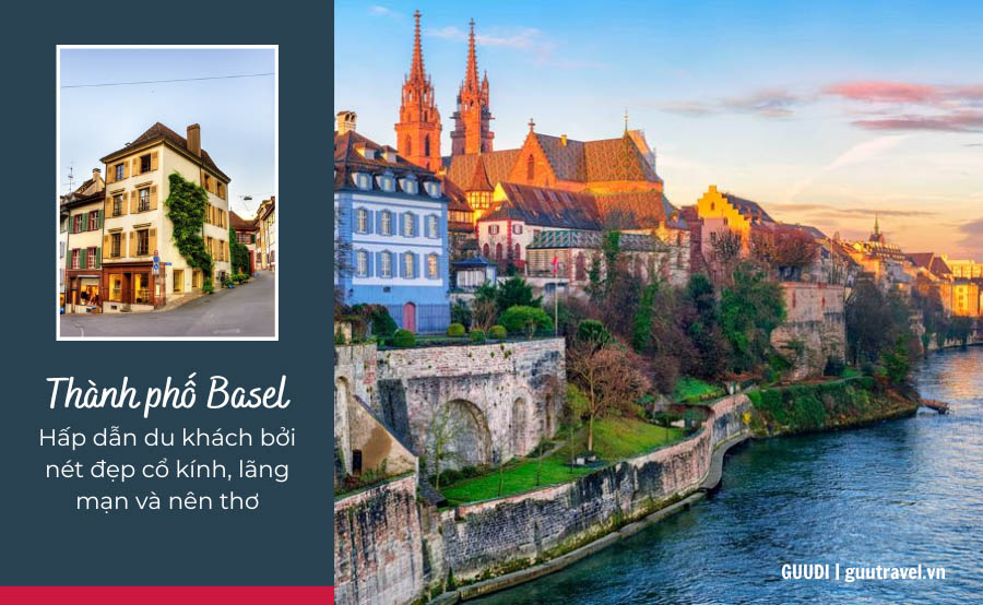 Thành phố Basel đẹp cổ kính, lãng mạn