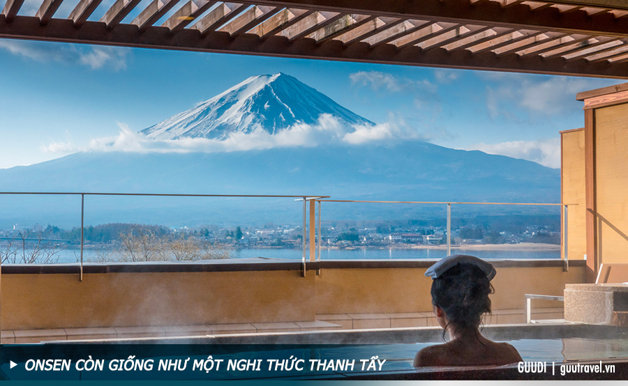 Onsen còn giống như một nghi thức thanh tẩy