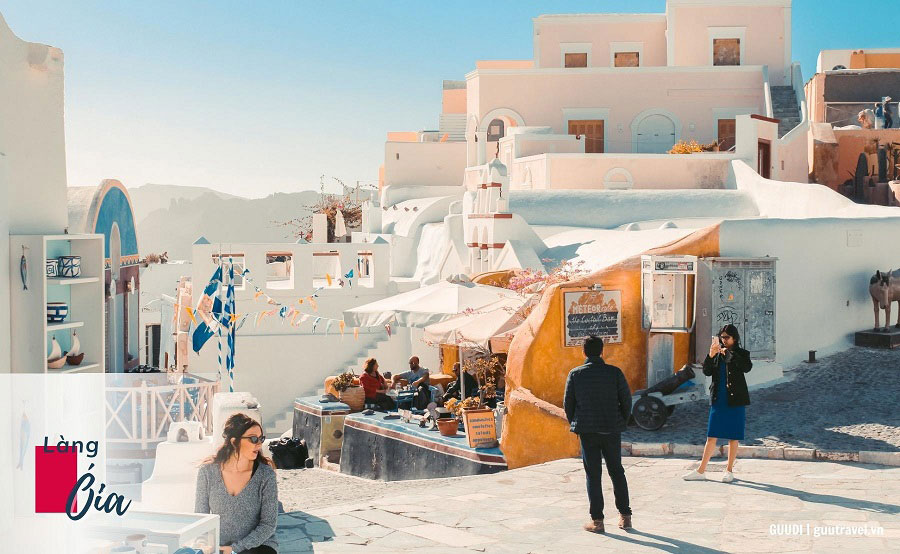 Làng Óia - địa điểm ngắm hoàng hôn lãng mạn, tuyệt đẹp