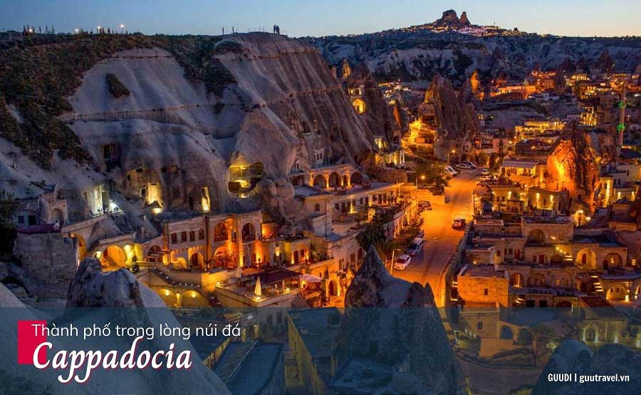 Kiến trúc ấn tượng của thành phố Cappadpocia