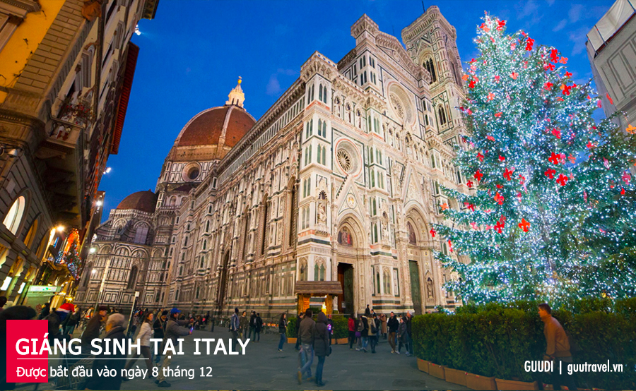 Giáng sinh tại Italy bắt đầu vào ngày 8 tháng 12