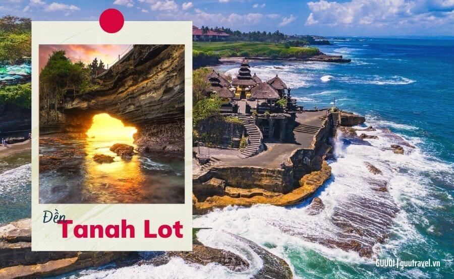 Đền thờ Tanah Lot - nằm trên hòn núi chênh vênh giữa sóng nước cực độc đáo