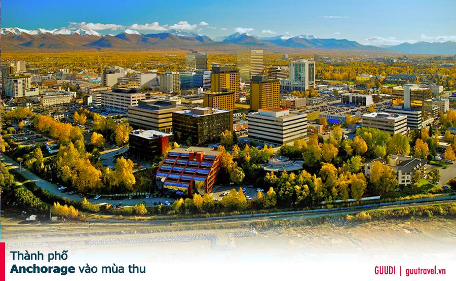 Thành phố Anchorage vào mùa thu