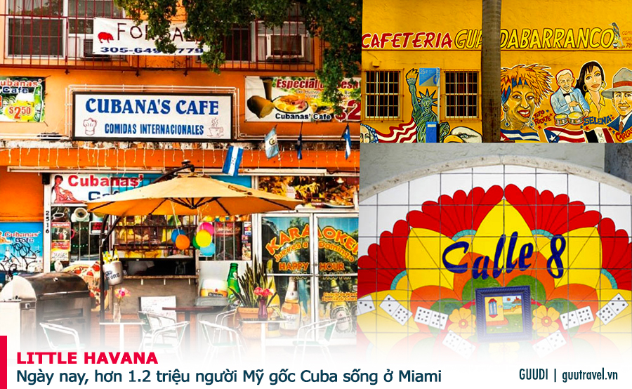 Ngày nay, hơn 1.2 triệu người Mỹ gốc Cuba sống ở Miami