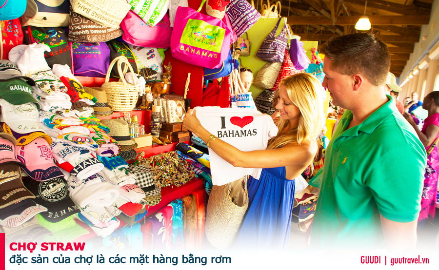 Đặc sản của chợ là các mặt hàng bằng rơm vì bện rơm là một truyền thống cổ xưa của Bahamas