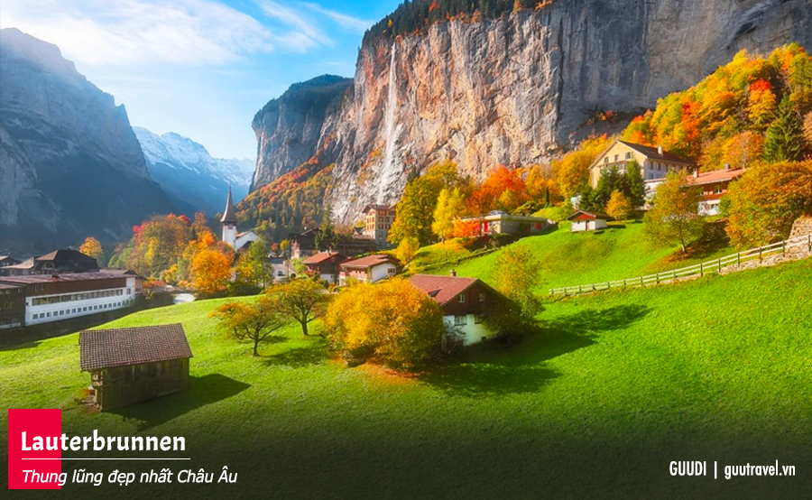 Thung lũng đẹp nhất Châu Âu – Lauterbrunnen
