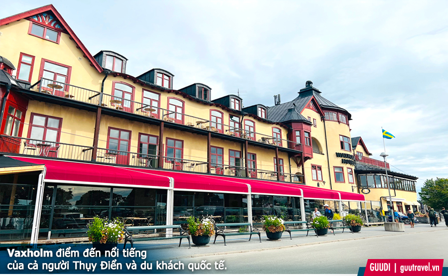 Vaxholm - điểm đến nổi tiếng của cả người Thụy Điển và du khách quốc tế