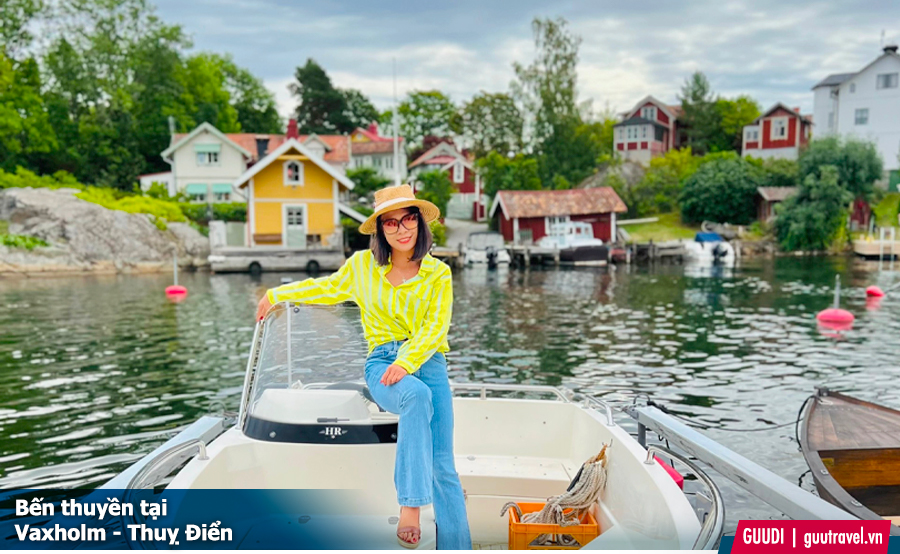Bến thuyền tại Vaxholm - Thụy Điển