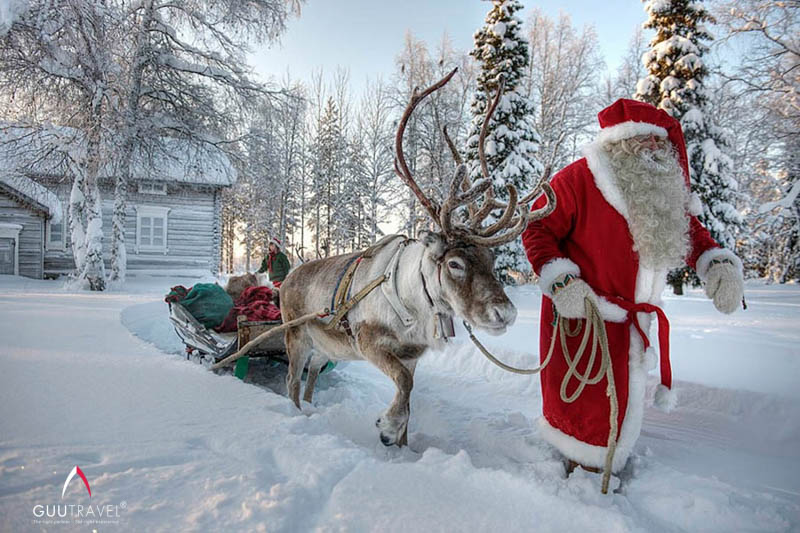 quê hương của ông già noel