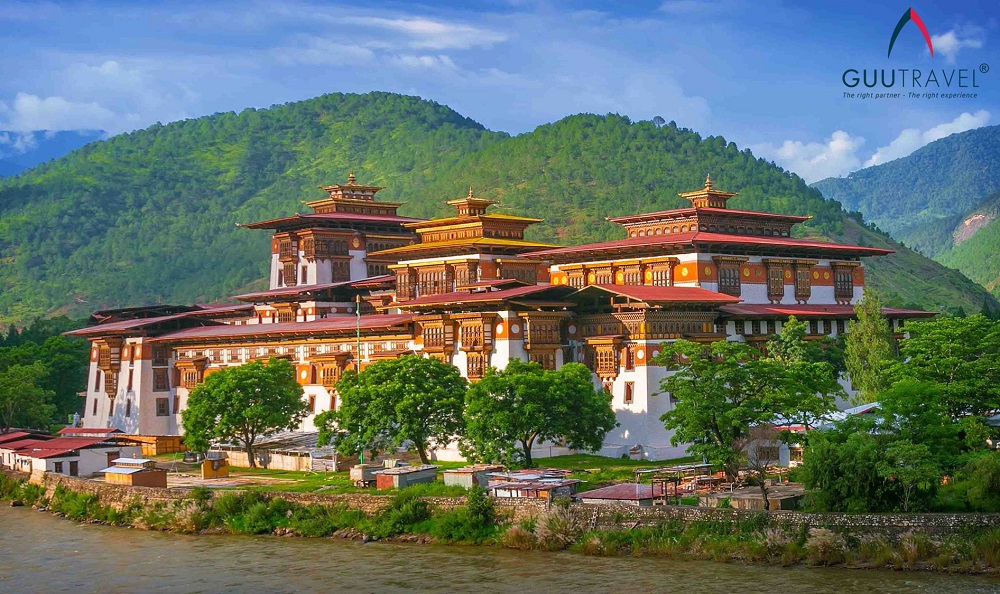Thị trấn Punakha ở Bhutan