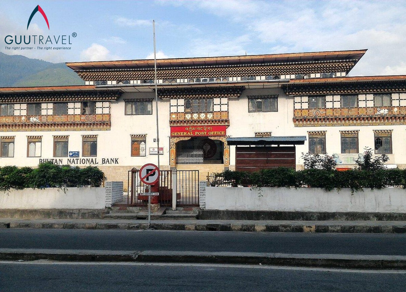 Bưu điện thành phố thimphu ở bhutan