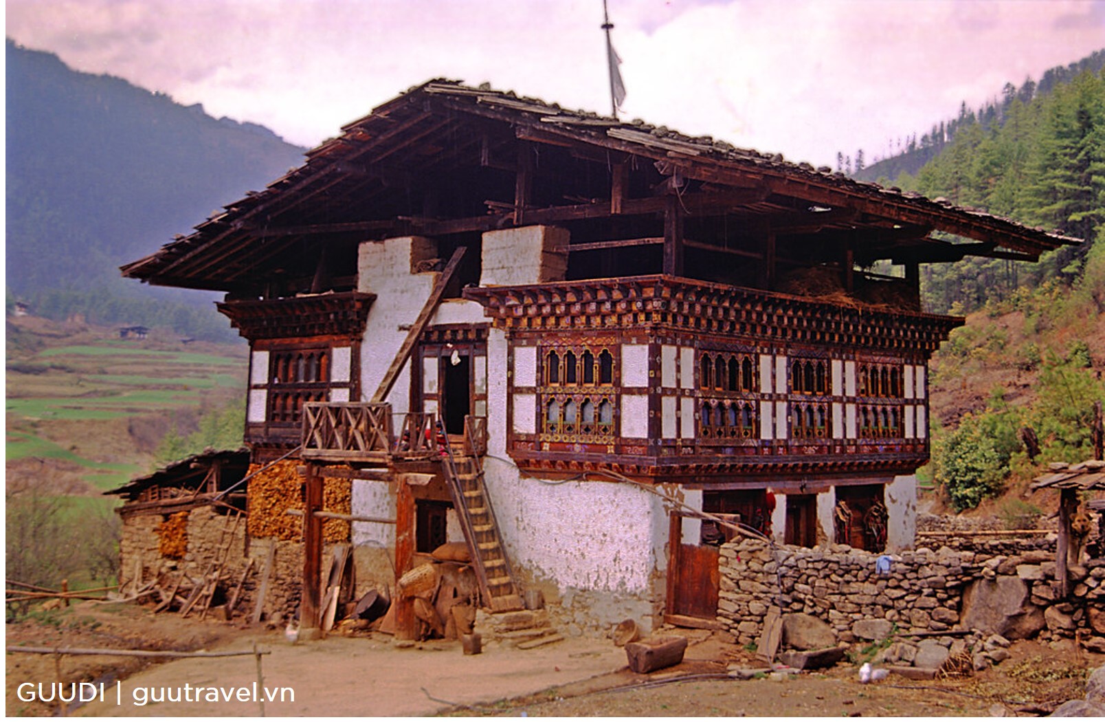 Farmhouse owr Bhutan