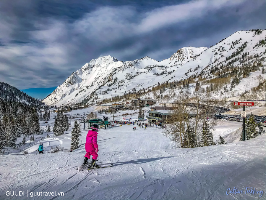 Thị trấn Alta mùa đông