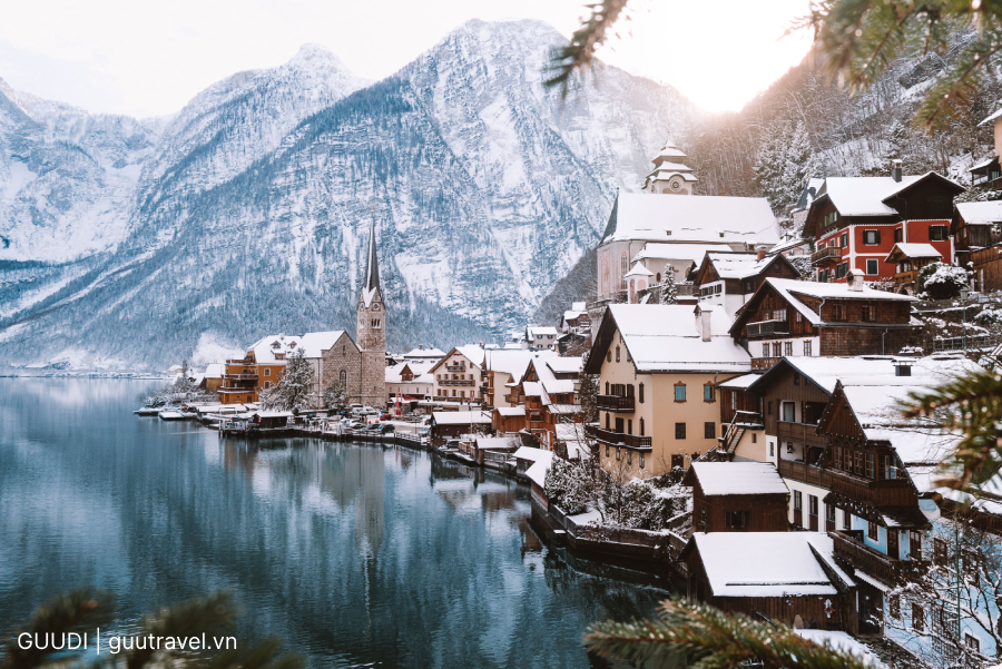 Mùa đông tại Hallstatt
