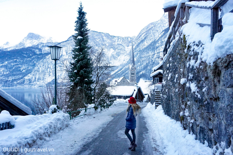 Mùa đông tại Hallstatt