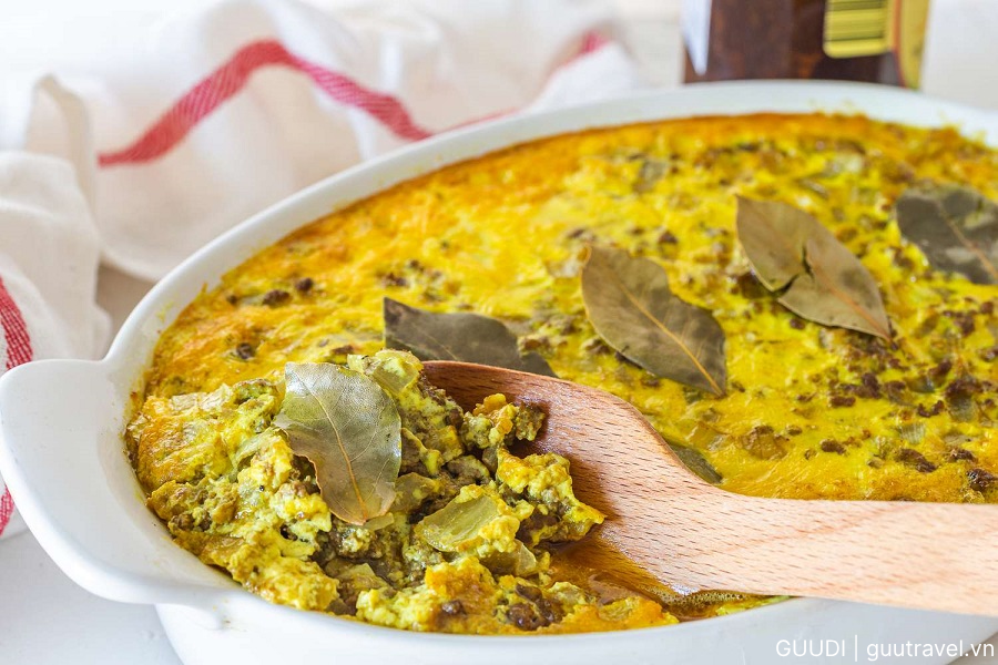 Món Bobotie của Nam Phi
