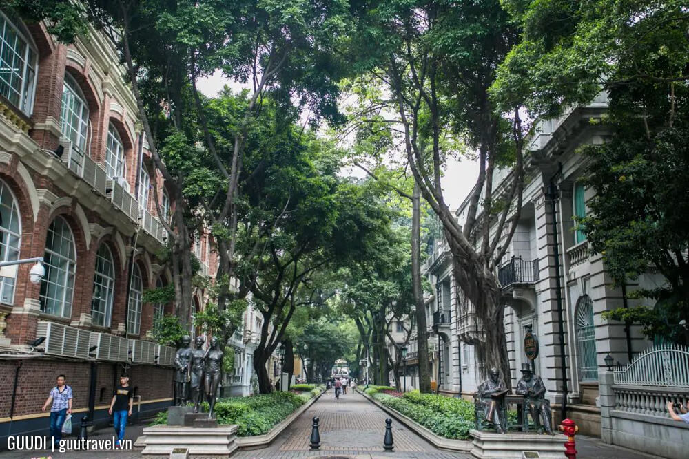 Shamian Island (Khu phố cổ phong cách Châu Âu)