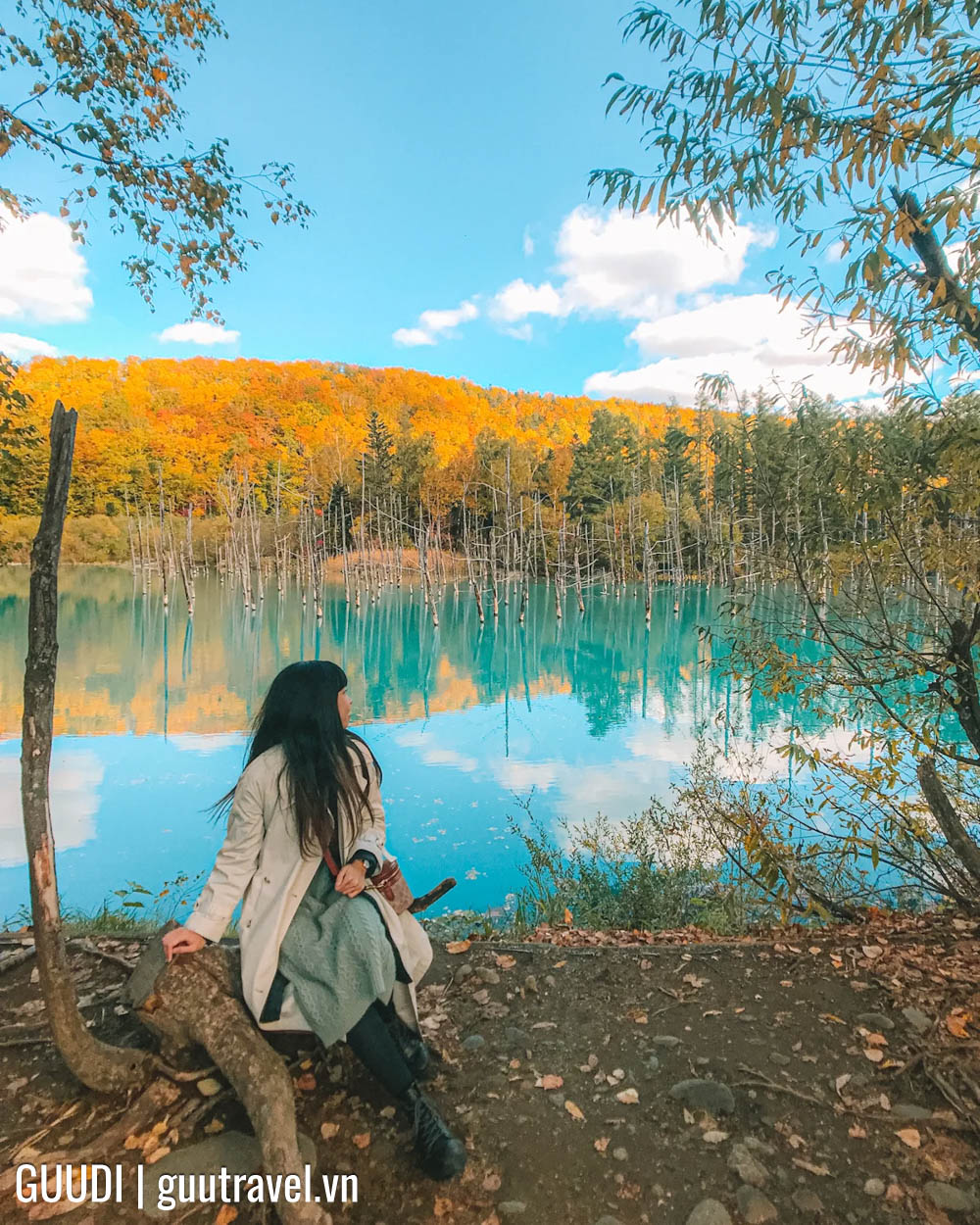 Hồ Shirogane Blue Pond