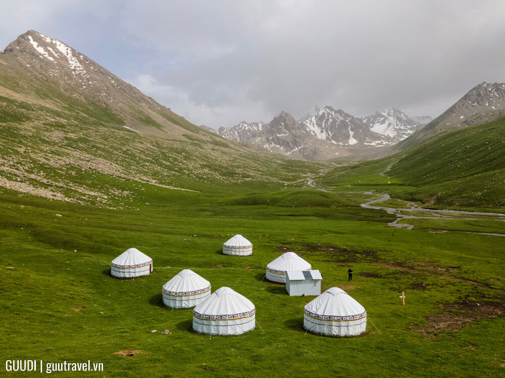 Yurt đẹp tại Kyrgyzstan