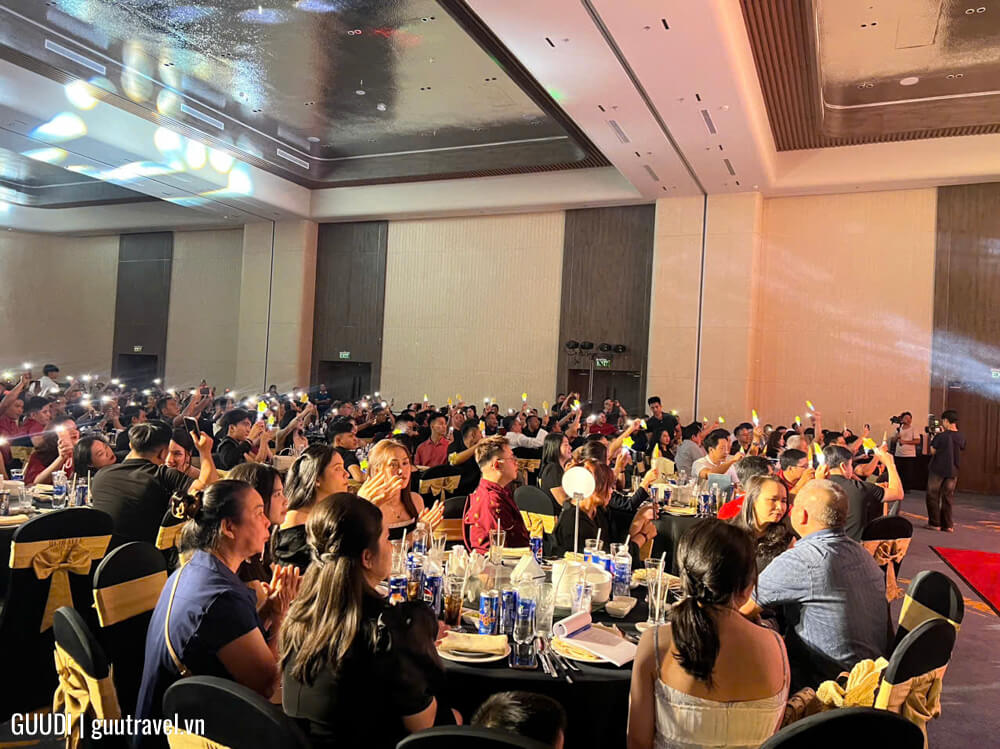 Phần chụp ảnh trong gala dinner