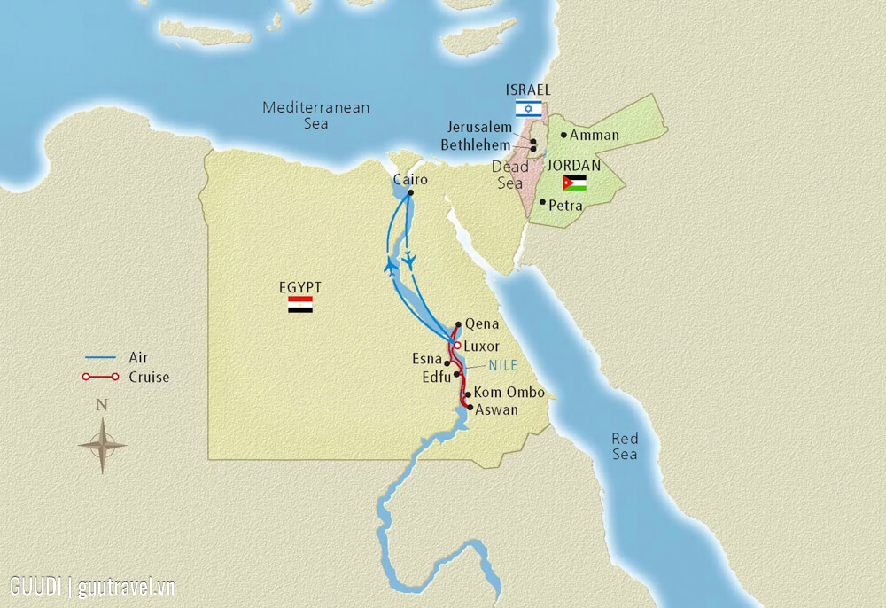 Bản đồ Sông Nile